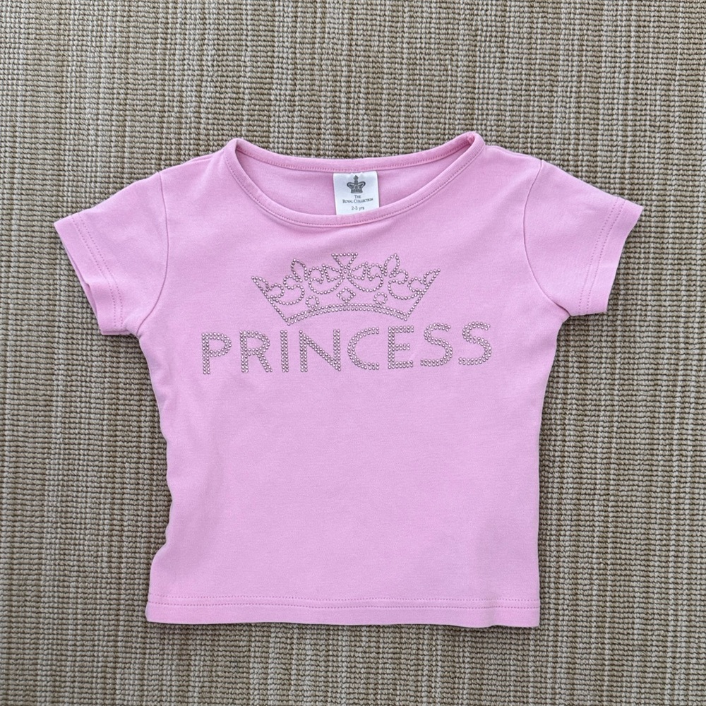 Charming Pink Princess Tee for Kids